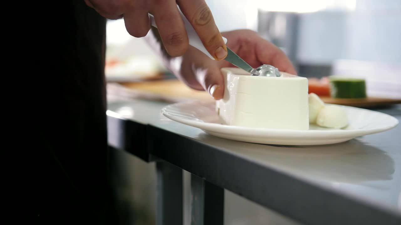 Stock Video Cook Scooping Cheese Balls Close Up Shot Live Wallpaper For PC