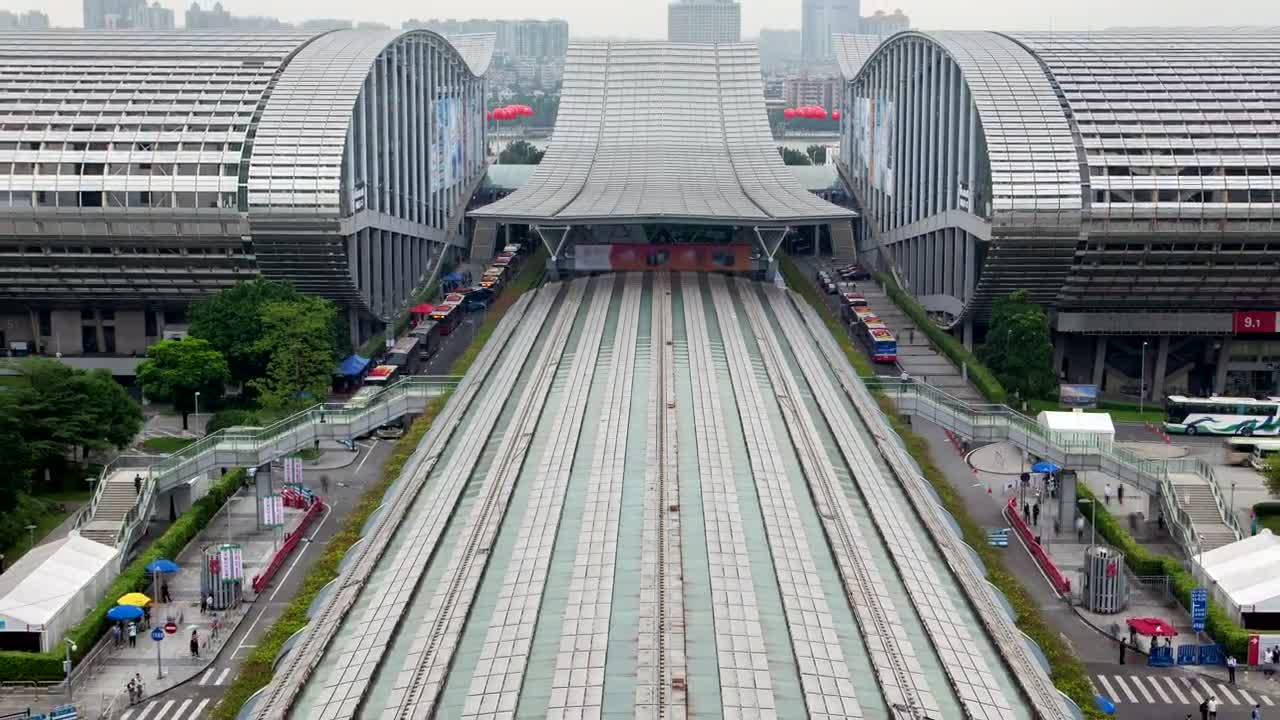 Stock Video Convention Center In Guangzhou Live Wallpaper For PC