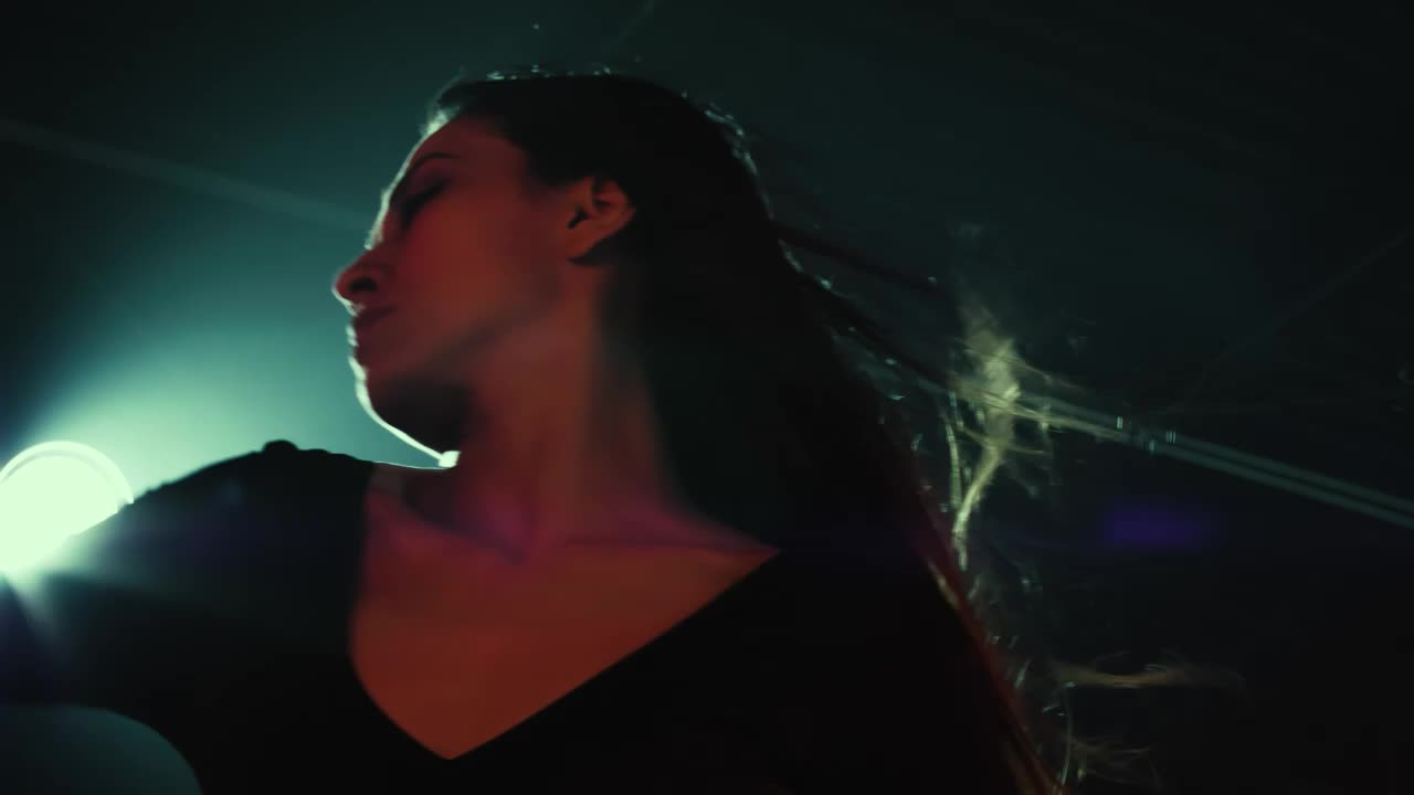 Stock Video Contemporary Dancer In A Windy Performance Live Wallpaper For PC