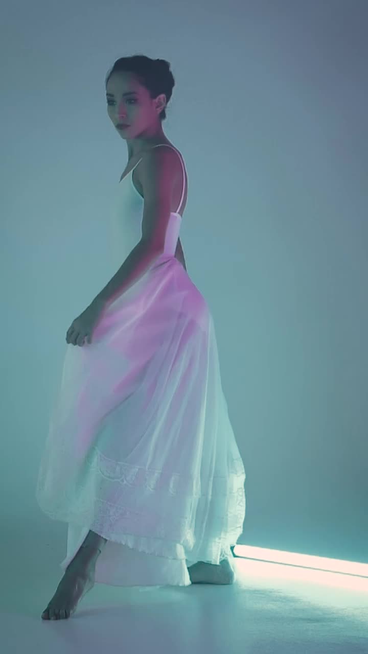 Stock Video Contemporary Dance Dancer Doing Movements And Jumps Live Wallpaper For PC