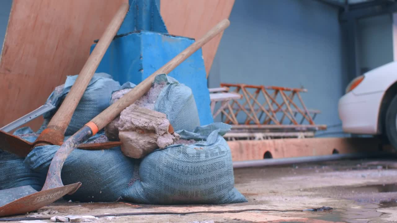 Stock Video Constructions Tools In A Yard Live Wallpaper For PC