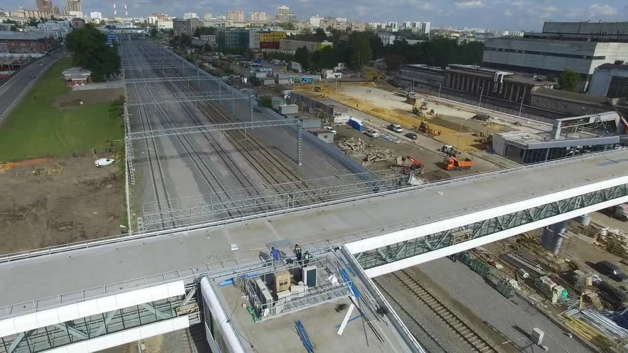 Stock Video Construction Of A New Station Live Wallpaper For PC