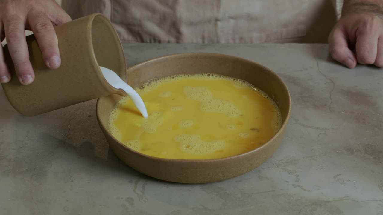 Stock Video Confectioner Mixing The Cream For A Dessert Live Wallpaper For PC