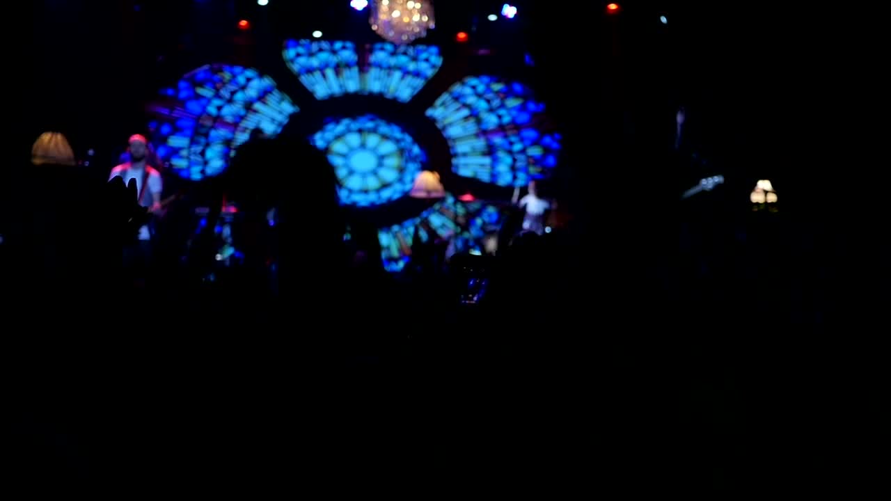 Stock Video Concert Of A Band Among The Audience Applauding Live Wallpaper For PC