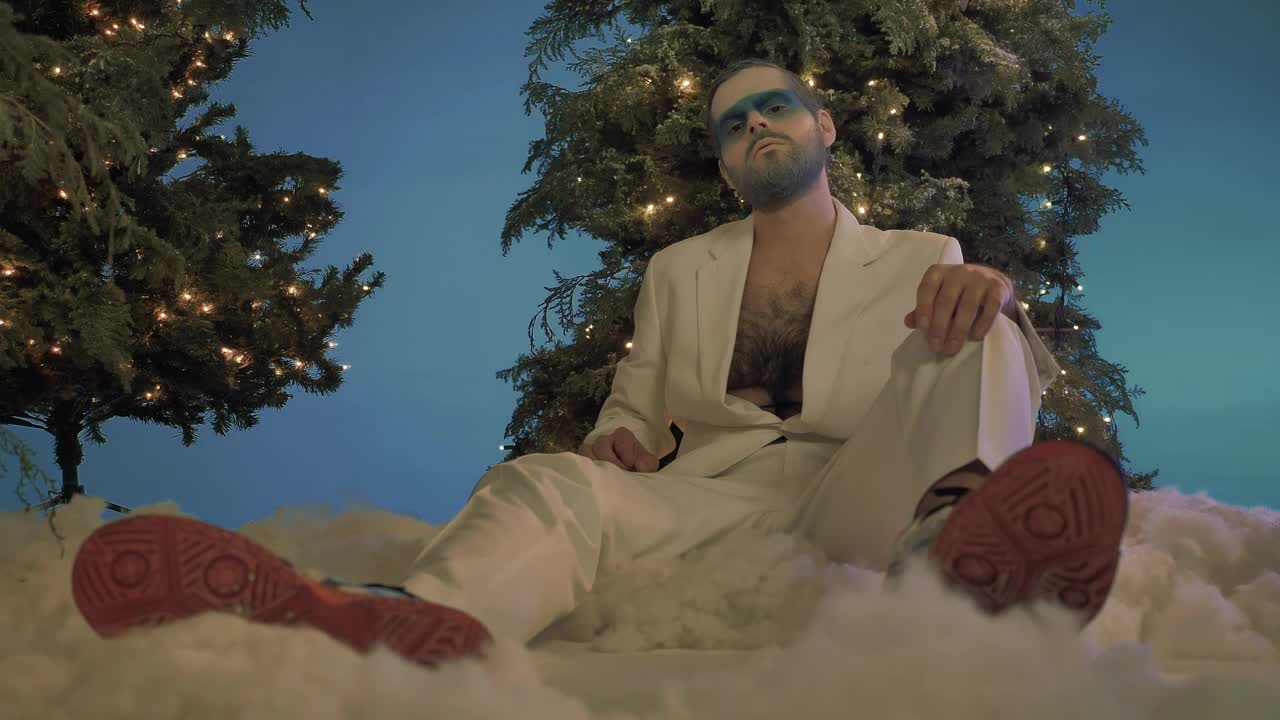 Stock Video Conceptual Portrait To A Winter Model Live Wallpaper For PC