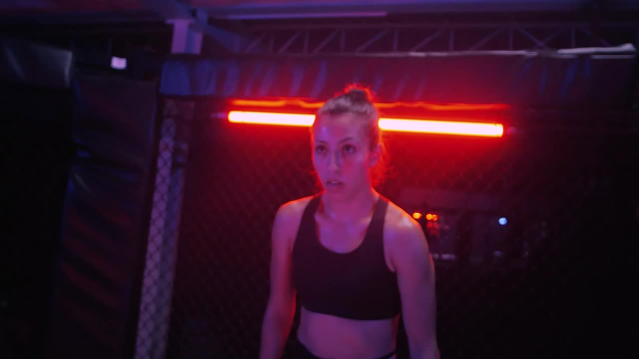 Stock Video Concentrated Fighter During A Fight Live Wallpaper For PC