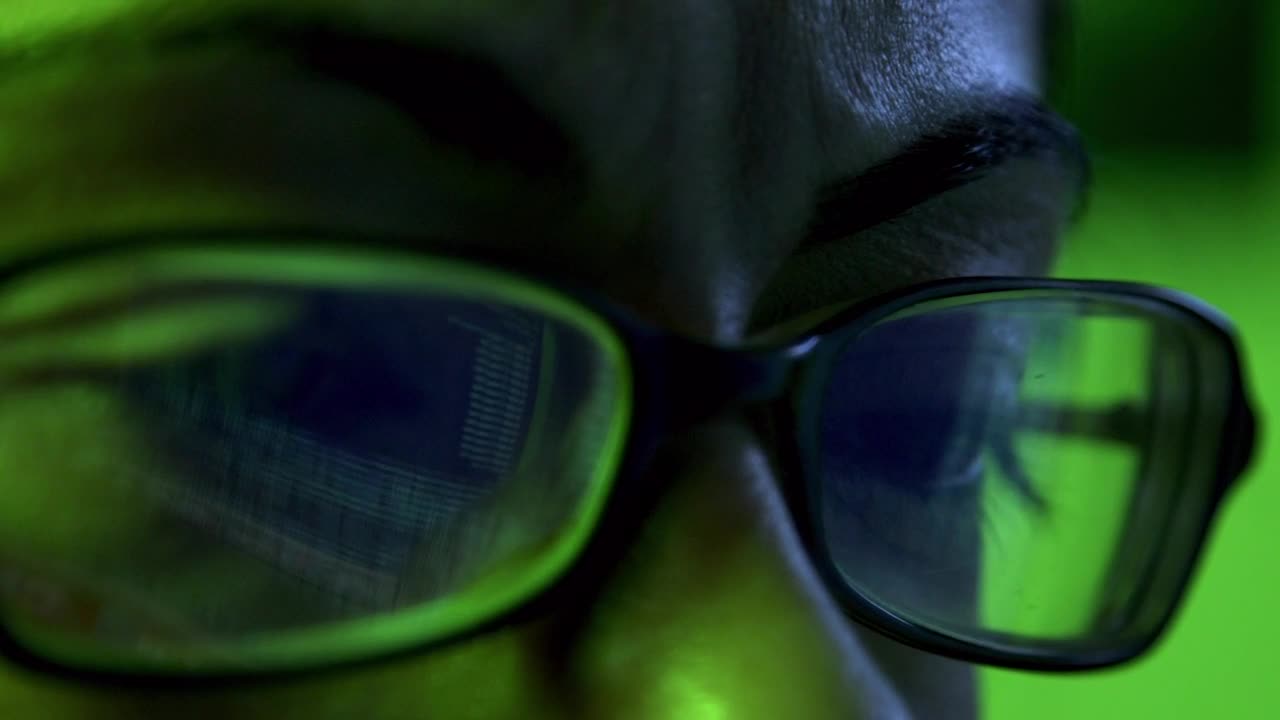 Stock Video Computer Code Reflection Live Wallpaper For PC