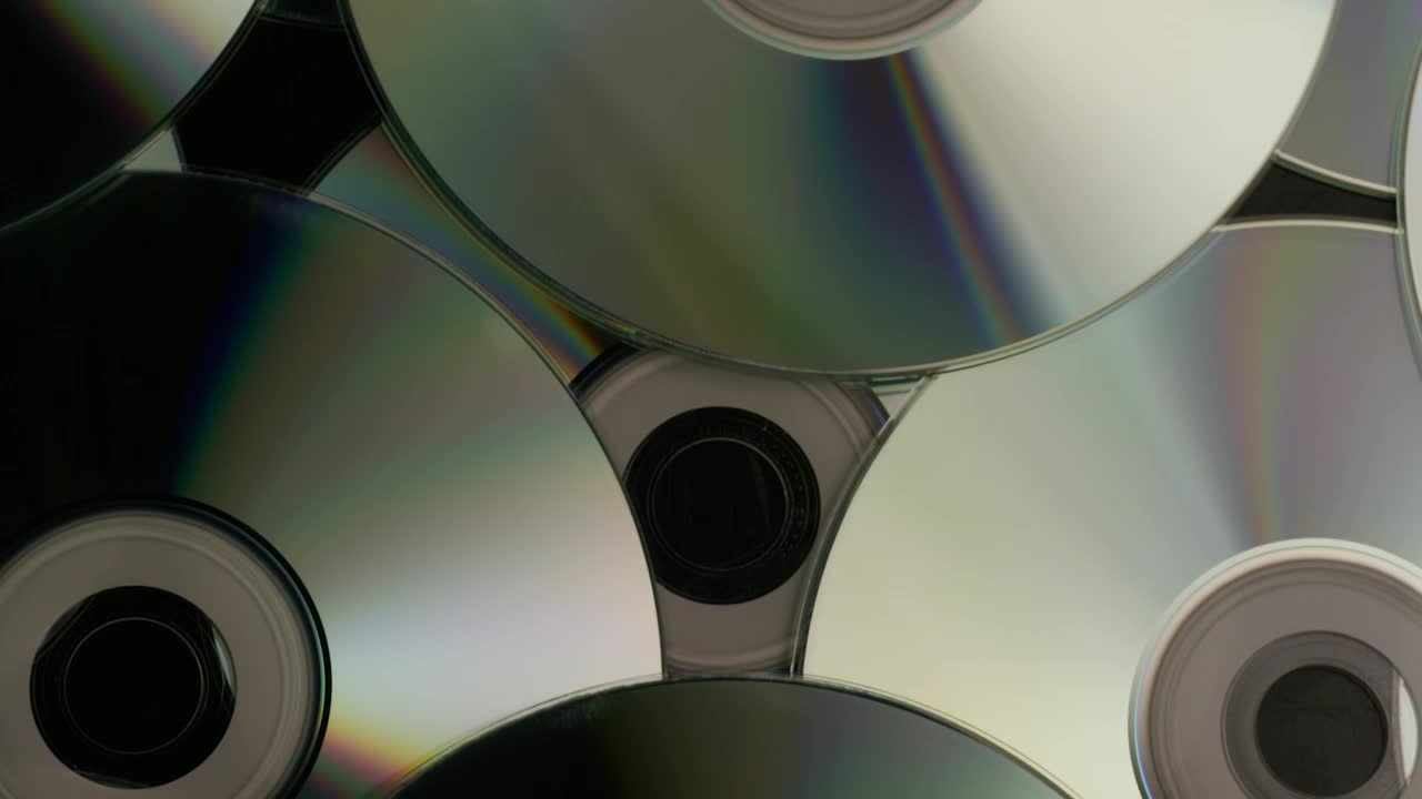 Stock Video Compact Discs Spinning Slowly Live Wallpaper For PC