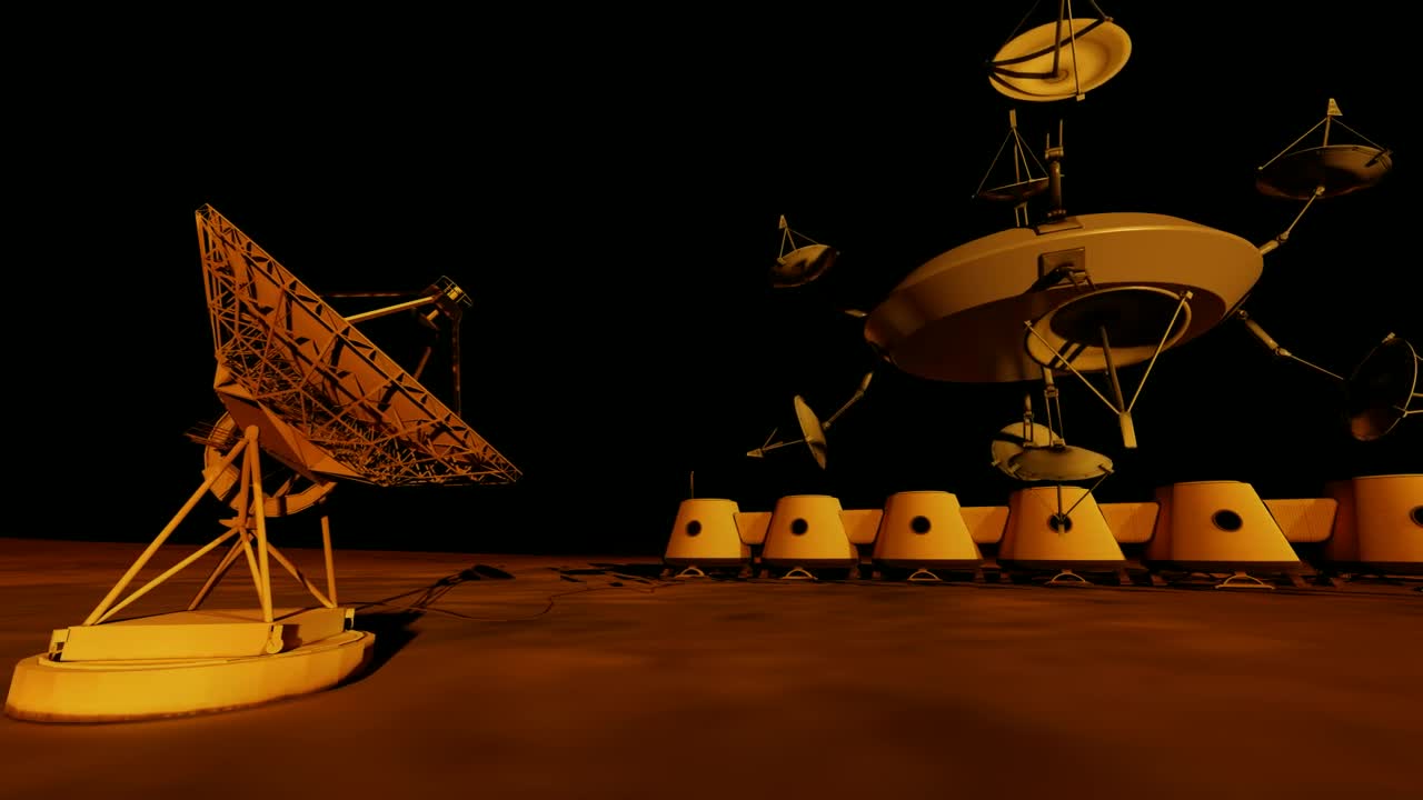 Stock Video Communications Technology On The Surface Of Mars Live Wallpaper For PC