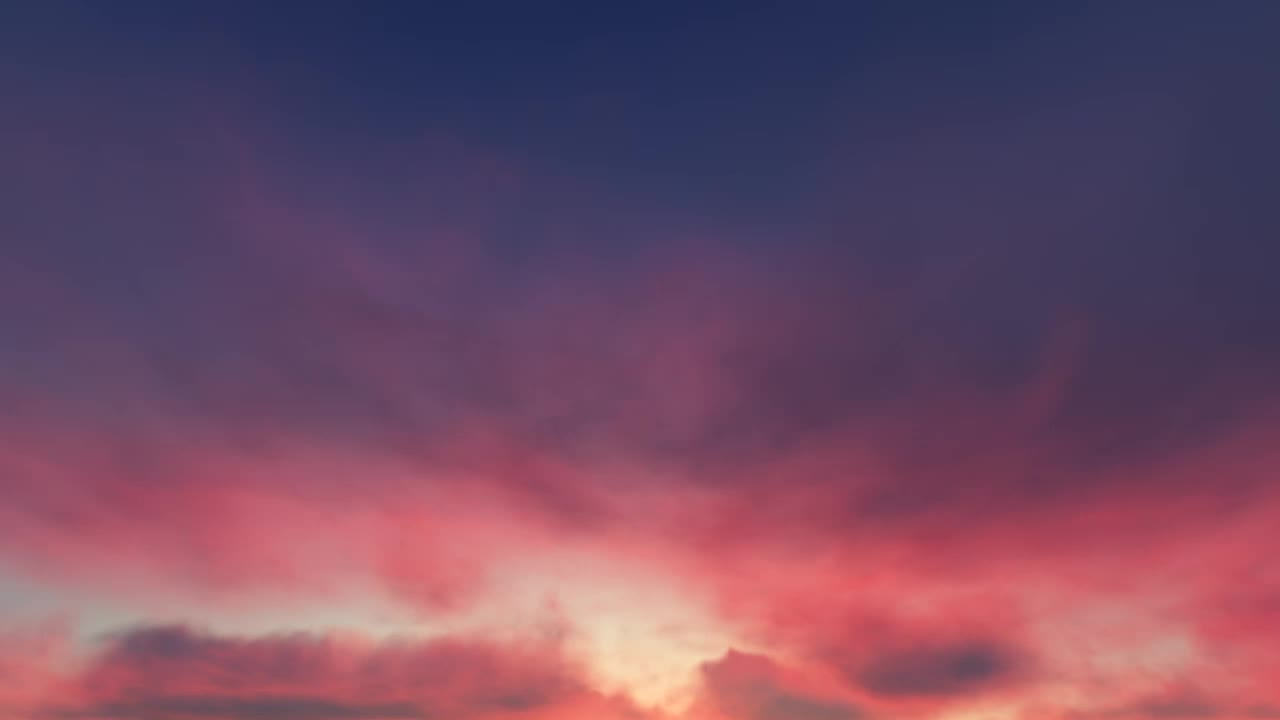 Stock Video Colorful Sunset Reflected In The Clouds 3517 Live Wallpaper For PC