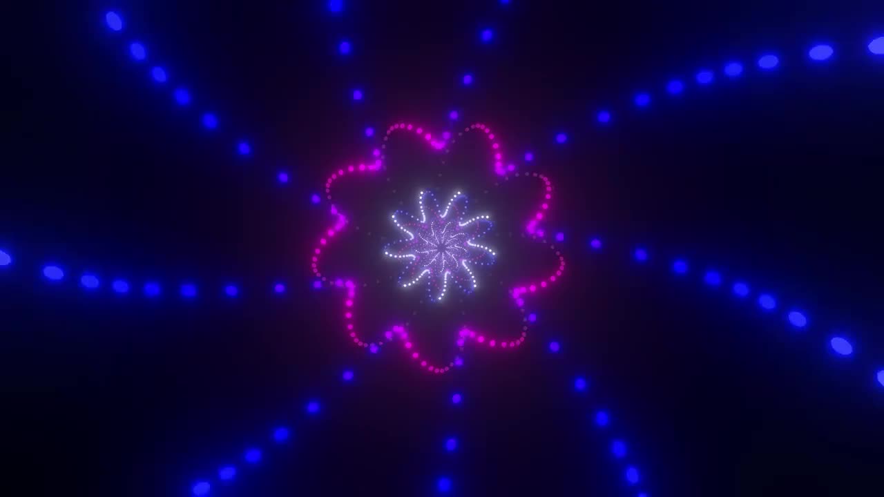 Stock Video Colorful Spiral Lights Tunnel Live Wallpaper For PC