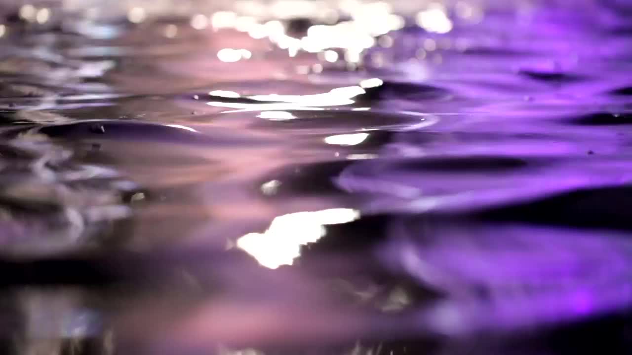 Stock Video Colorful Lights Reflecting On Water Live Wallpaper For PC