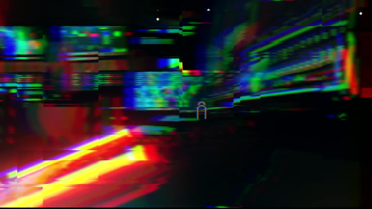 Stock Video Colorful Glitch Opener Live Wallpaper For PC