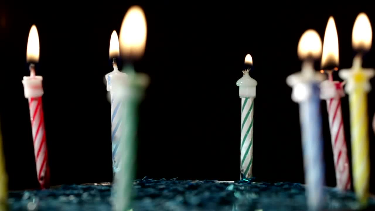 Stock Video Colorful Candles Burning Live Wallpaper For PC