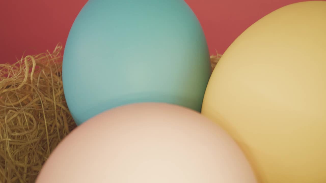 Stock Video Colored Easter Eggs Texture Live Wallpaper For PC