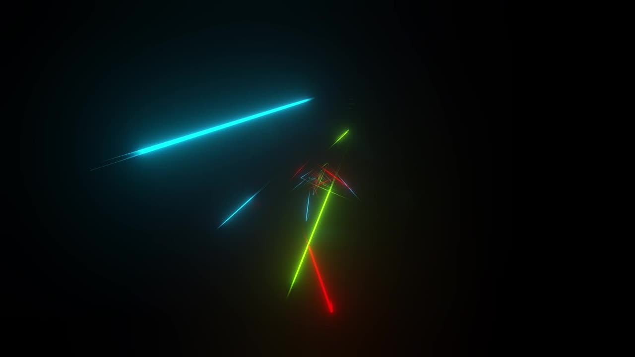 Stock Video Color Light Rays Passing Fast In A Dark Space Live Wallpaper For PC