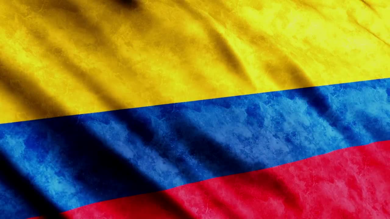 Stock Video Colombia Flag Render Live Wallpaper For PC
