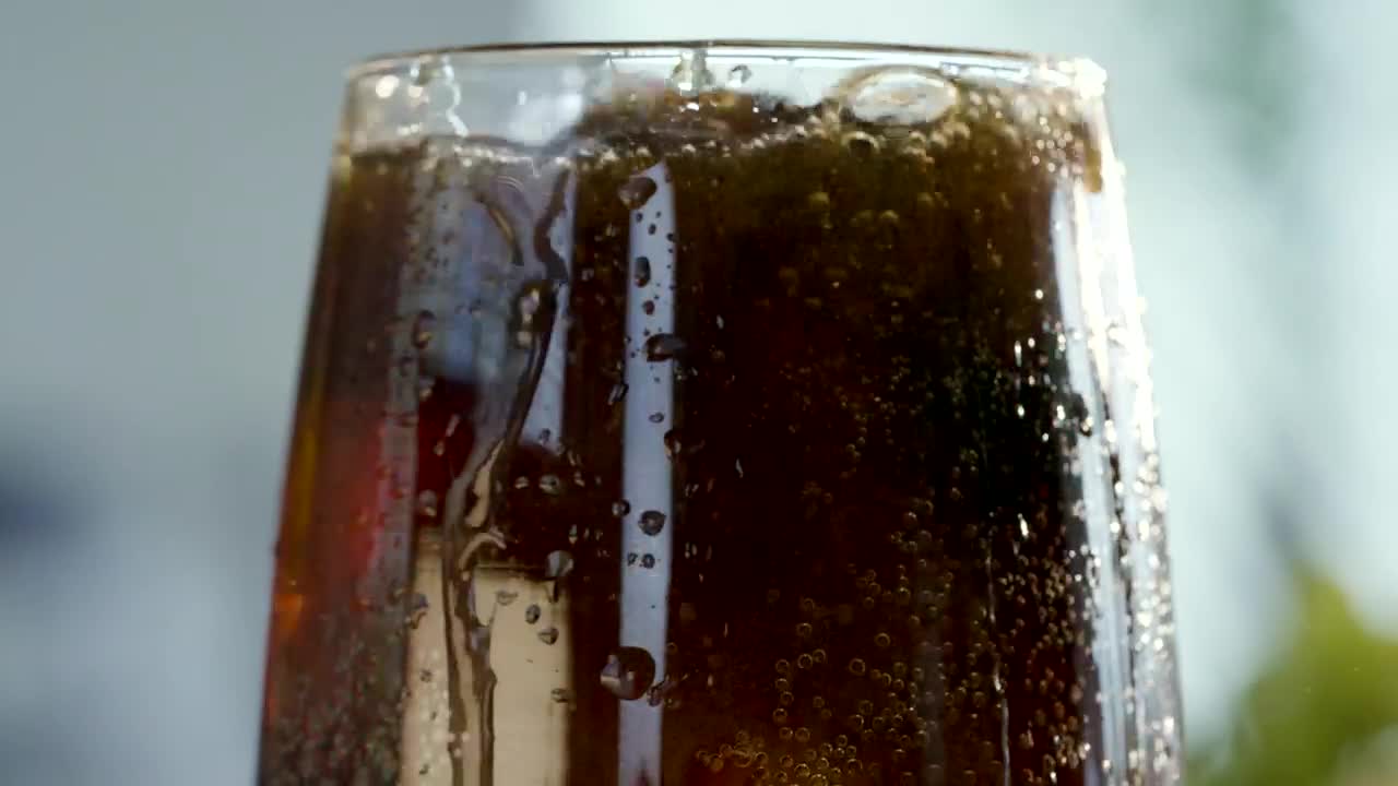 Stock Video Coke Foam Spills From The Glass Live Wallpaper For PC