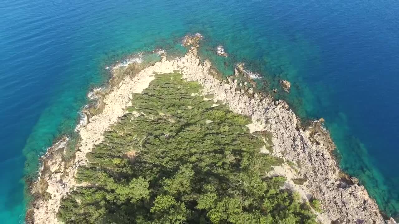 Stock Video Coastline With Vegetation And A Blue Lake Live Wallpaper For PC