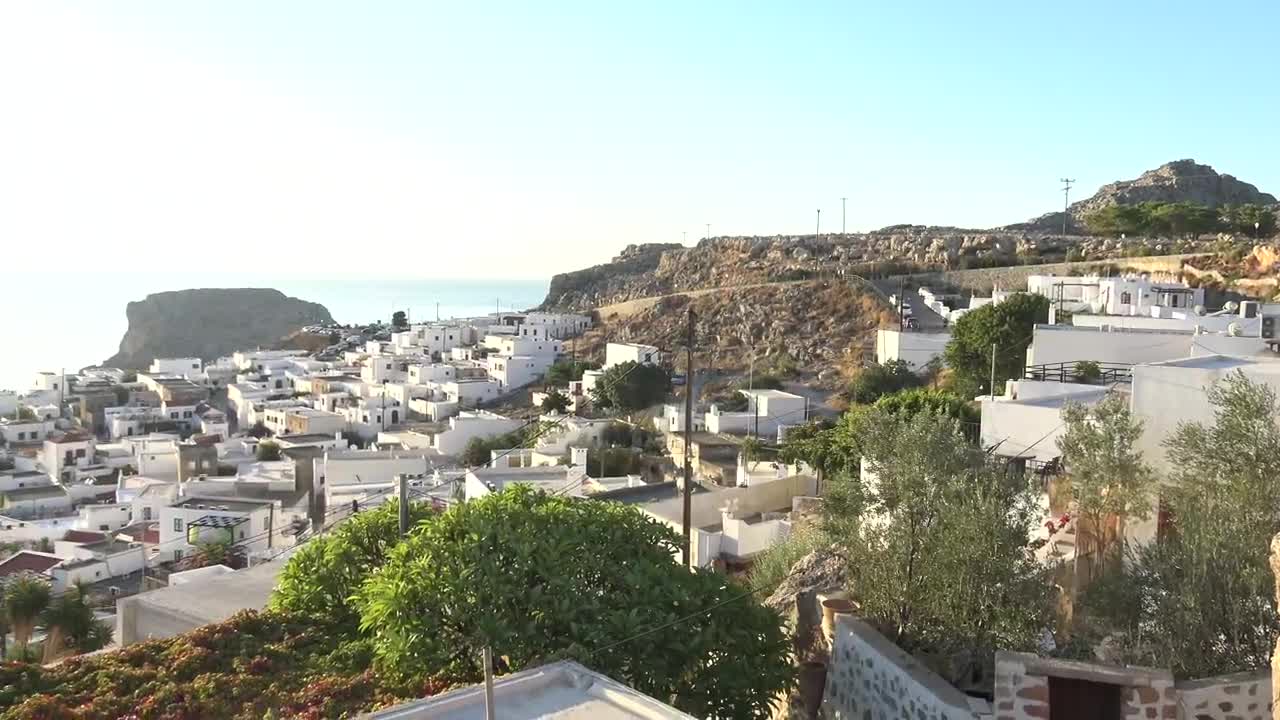 Stock Video Coastal Village On A Hot Day Live Wallpaper For PC