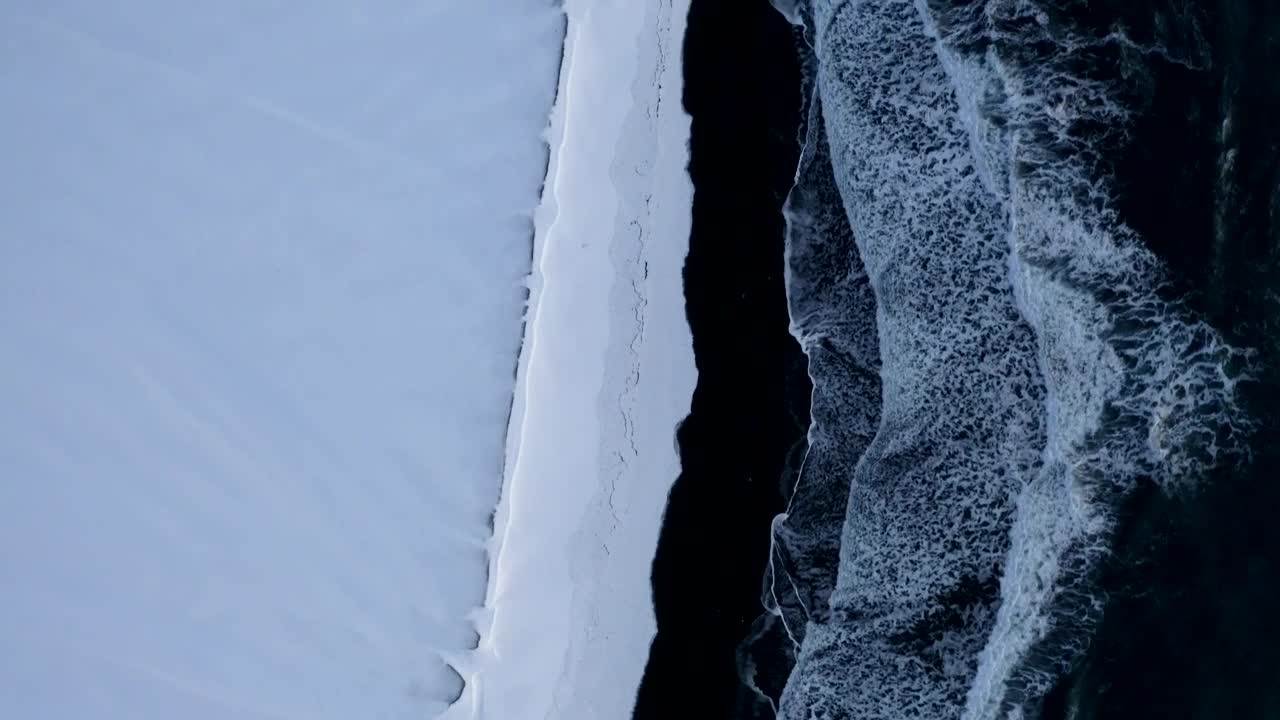 Stock Video Coast On A Frozen Pole Seen From The Air Live Wallpaper For PC