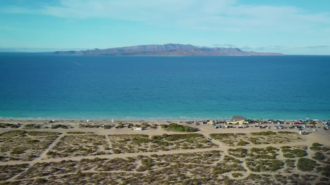 Stock Video Coast Of A Sunny Beach From Above Live Wallpaper For PC