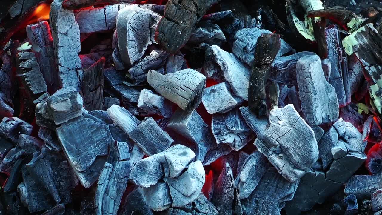 Stock Video Coal In Ashes By Fire Live Wallpaper For PC