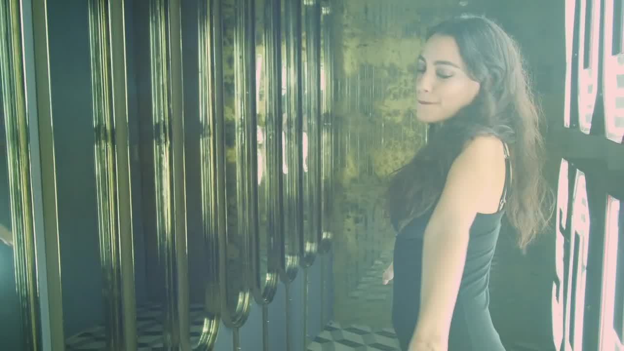 Stock Video Club Entrance With Woman Dancing Live Wallpaper For PC