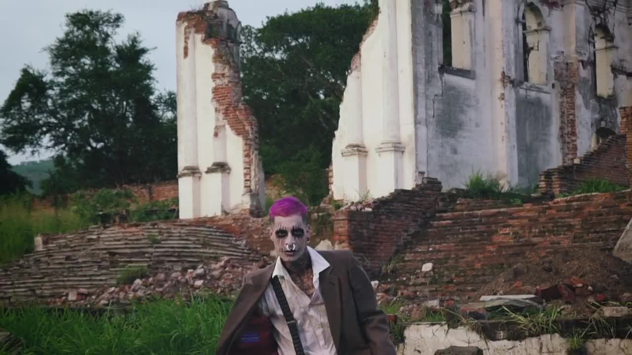 Stock Video Clown Waving Machete Live Wallpaper For PC