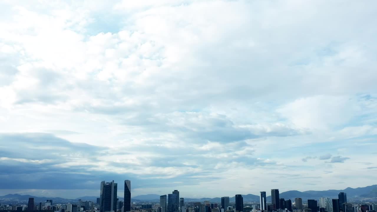 Stock Video Cloudy Sky Over A Contemporary City Live Wallpaper For PC