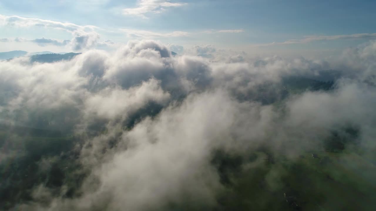 Stock Video Clouds Over Mountains Aerial Shot Live Wallpaper For PC