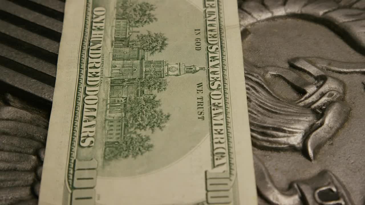 Stock Video Falling  Dollar Bills Close Up Live Wallpaper For PC