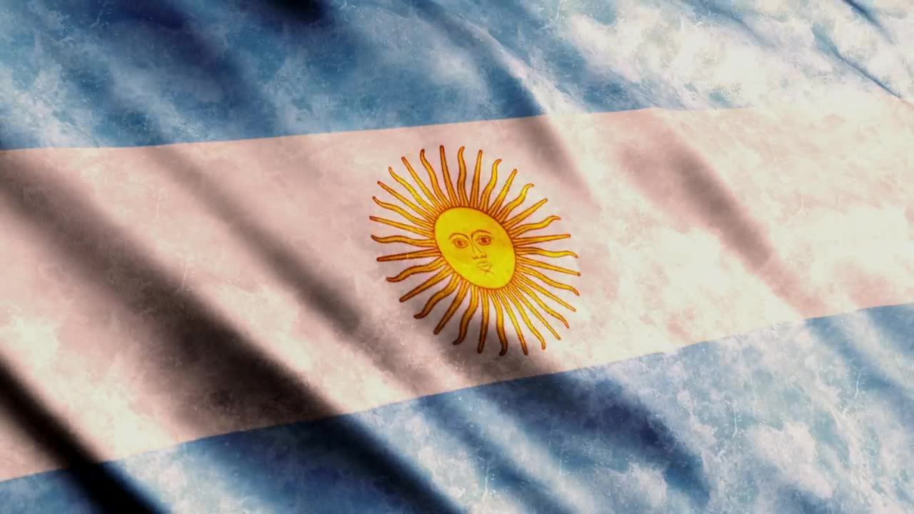 Stock Video Faded Argentina D Flag Live Wallpaper For PC