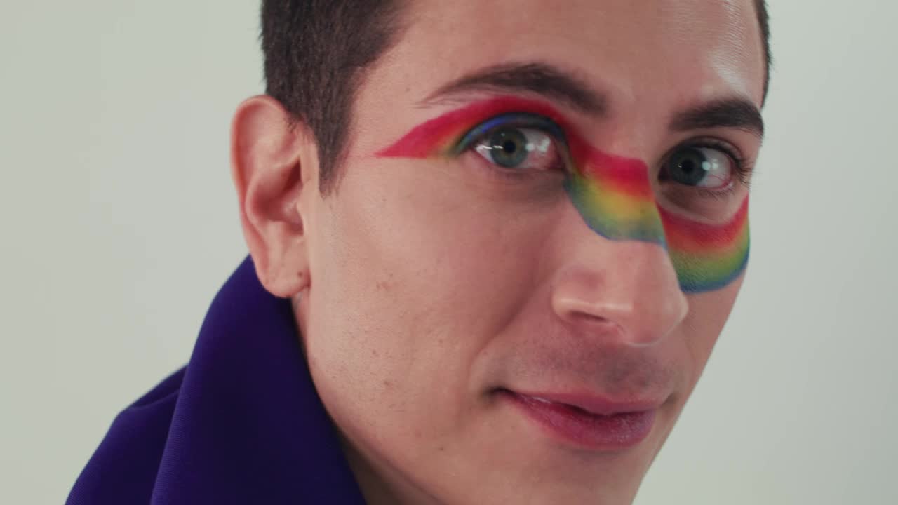 Stock Video Face Of An Lgbt Man Smiling At The Camera Live Wallpaper For PC