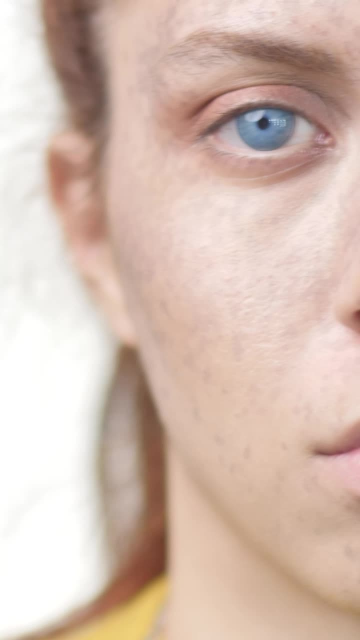 Stock Video Face Of A Young Woman Close Up Portrait Live Wallpaper For PC