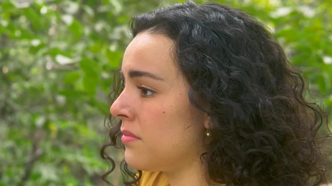 Stock Video Face Of A Very Worried Girl Live Wallpaper For PC