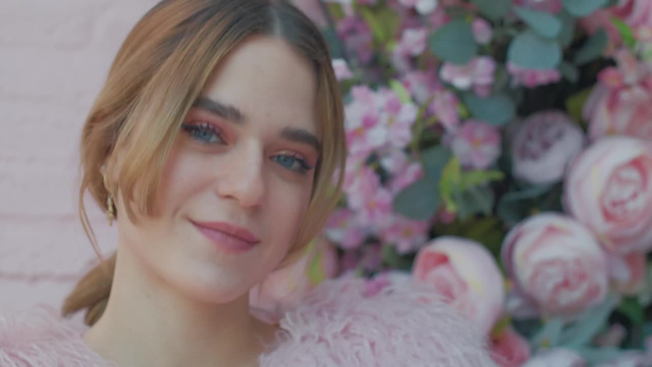 Stock Video Face Of A Girl Eating A Chocolate Lollipop Live Wallpaper For PC