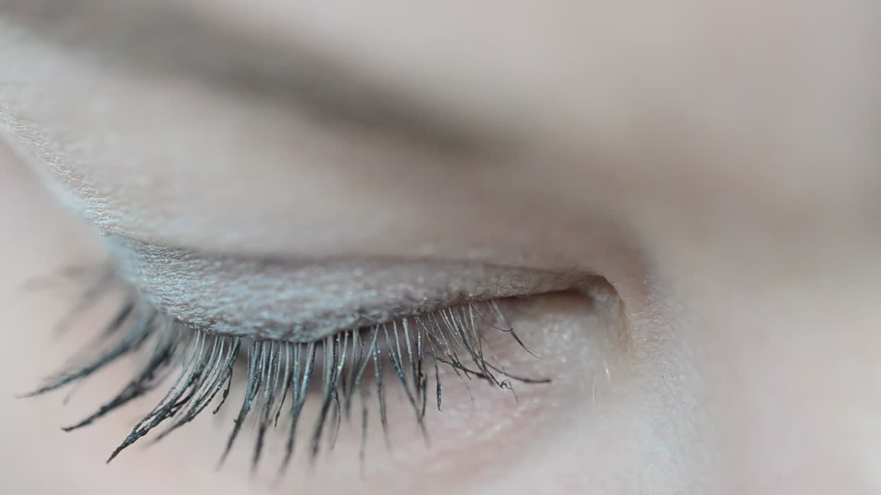 Stock Video Eye Of A Young Woman In A Very Close Shot Live Wallpaper For PC