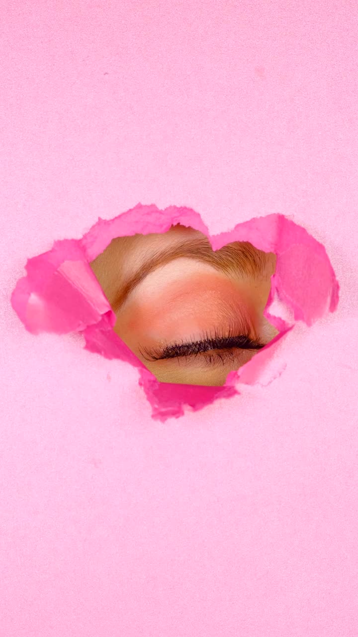 Stock Video Eye Of A Woman Peeking Out Of The Hole Of Live Wallpaper For PC