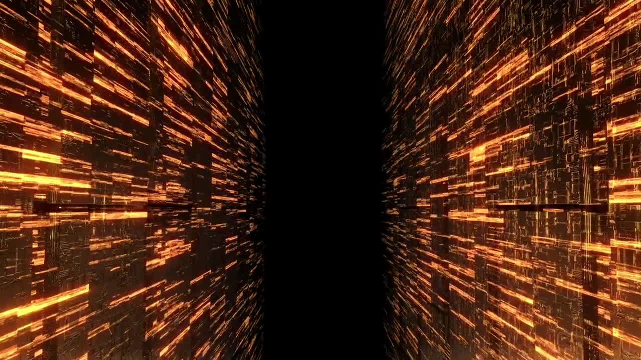 Stock Video Exploring A Technical Digital World Live Wallpaper For PC