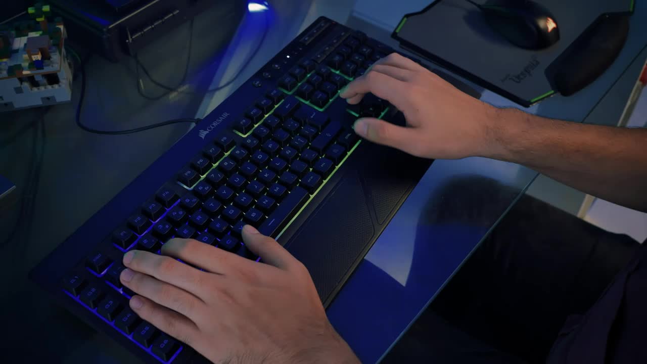 Stock Video Expert Programmer Working At A Workstation Live Wallpaper For PC