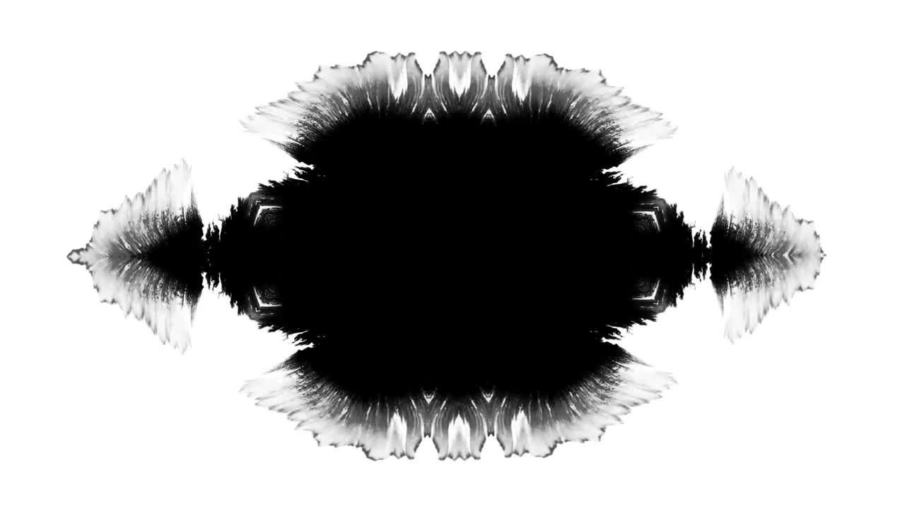 Stock Video Expanding Black Ink Forming Oval Live Wallpaper For PC
