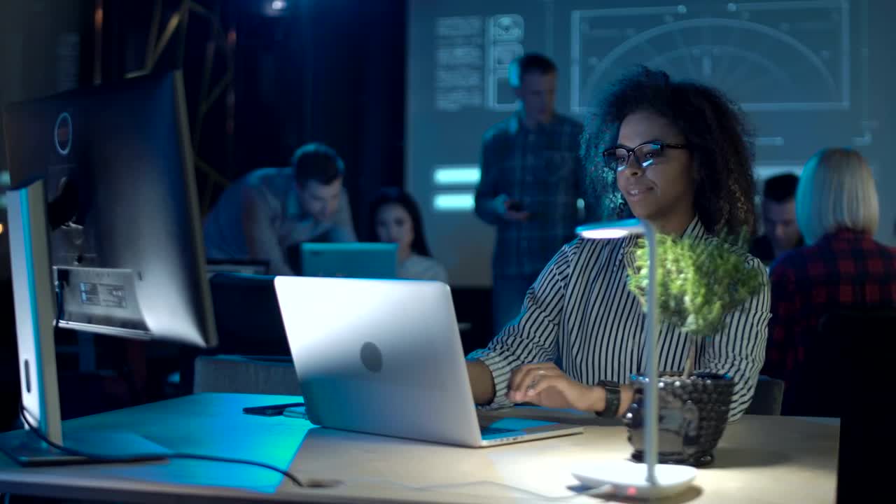 Stock Video Exhausted Woman Closing The Laptop Live Wallpaper For PC