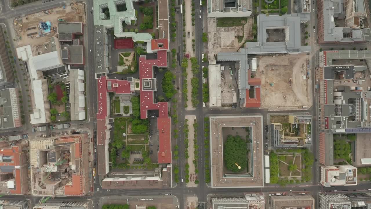 Stock Video European City Seen From The Air During Quarantine Live Wallpaper For PC