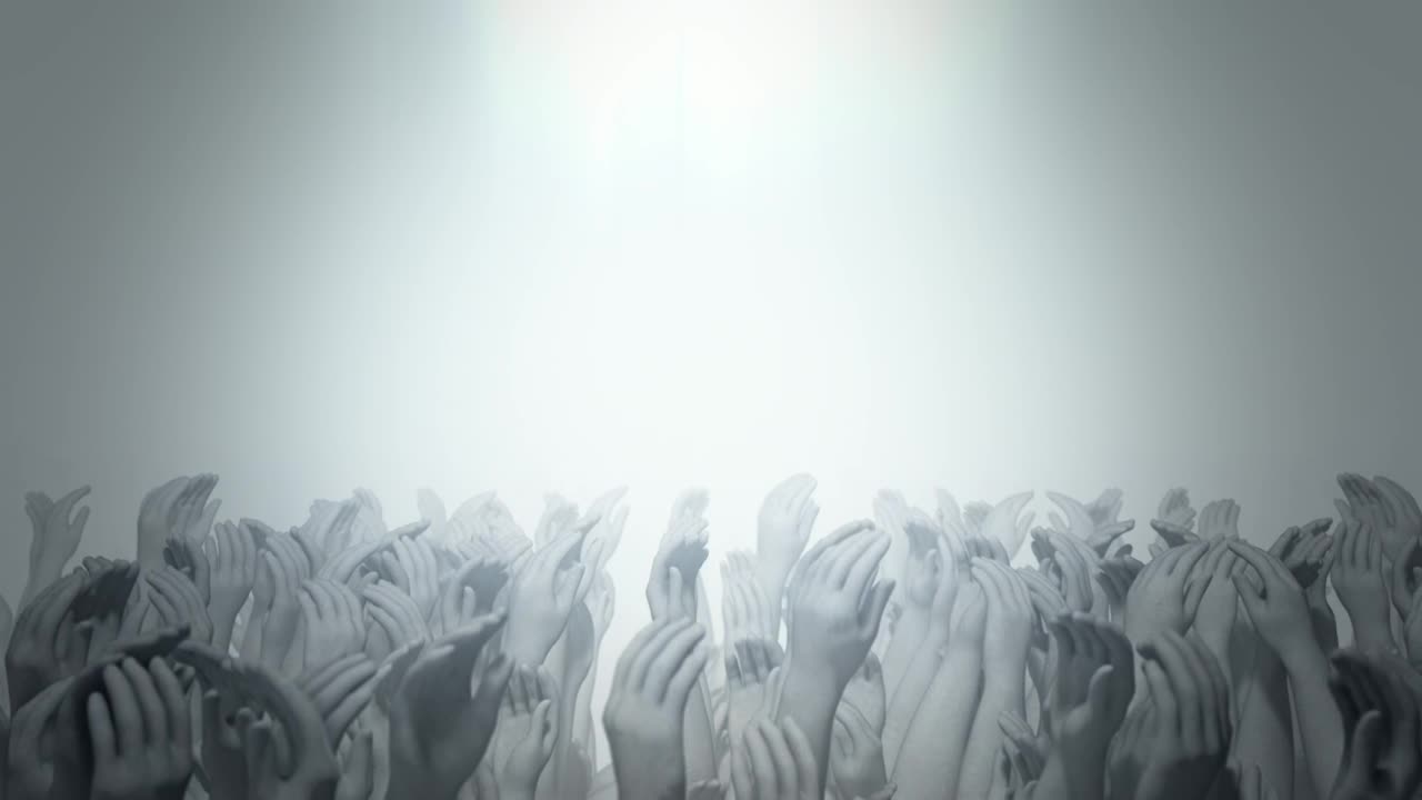 Stock Video Esculturas De Manos Levantadas Animación D Live Wallpaper For PC