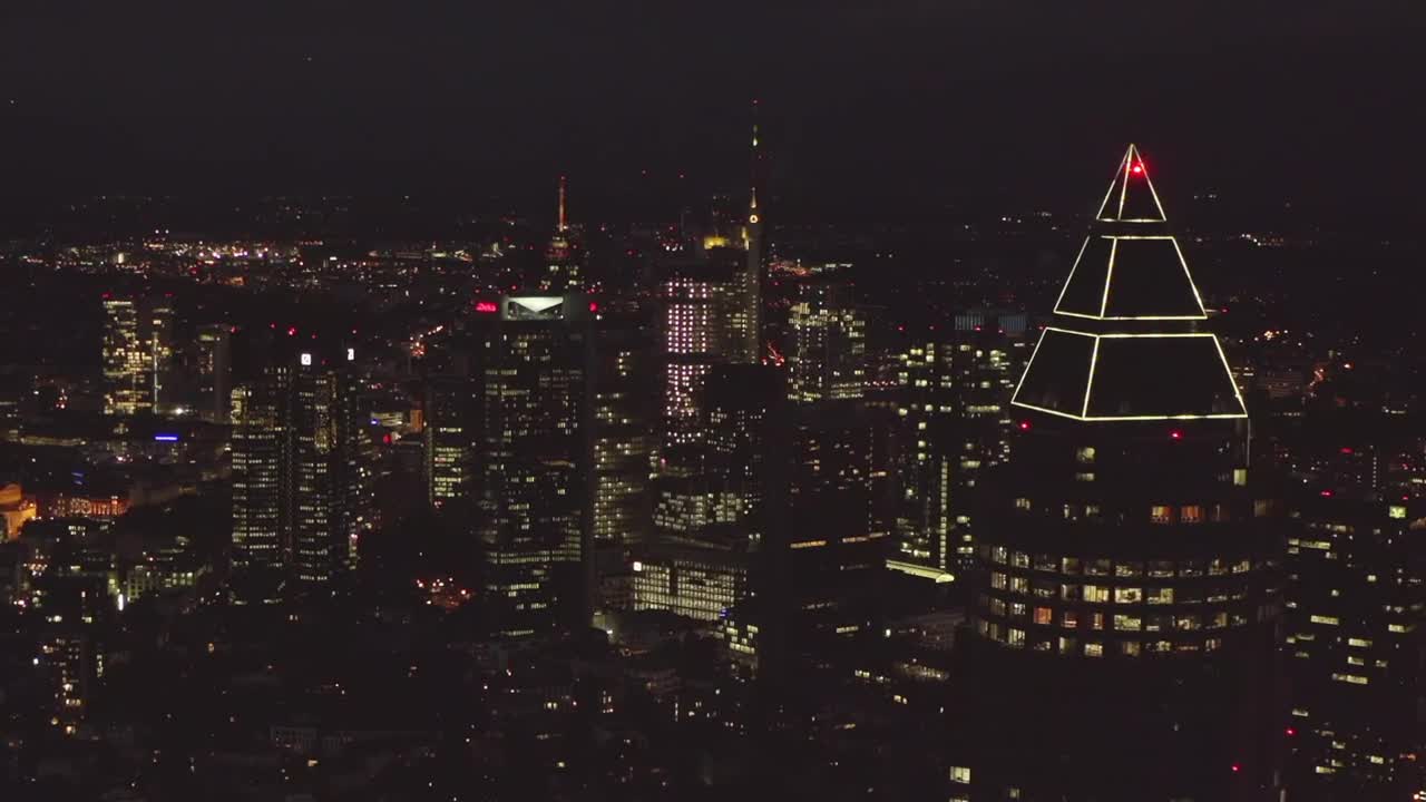 Stock Video Epic Night Shot Of A Metropolis With Skyscrapers Live Wallpaper For PC