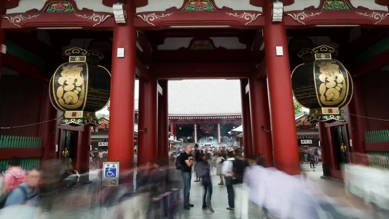 Stock Video Entrance Of The Senso Ji Shrine In Tokyo Live Wallpaper For PC