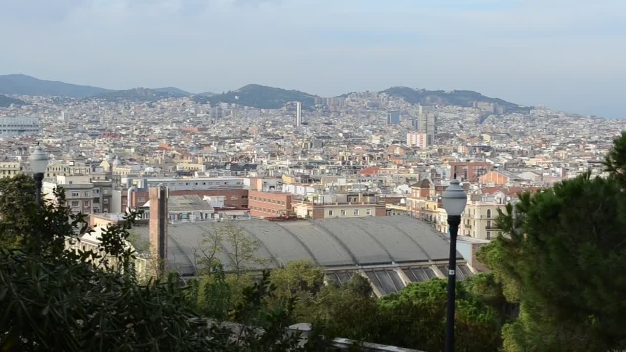 Stock Video Enjoying The View In Barcelona Live Wallpaper For PC