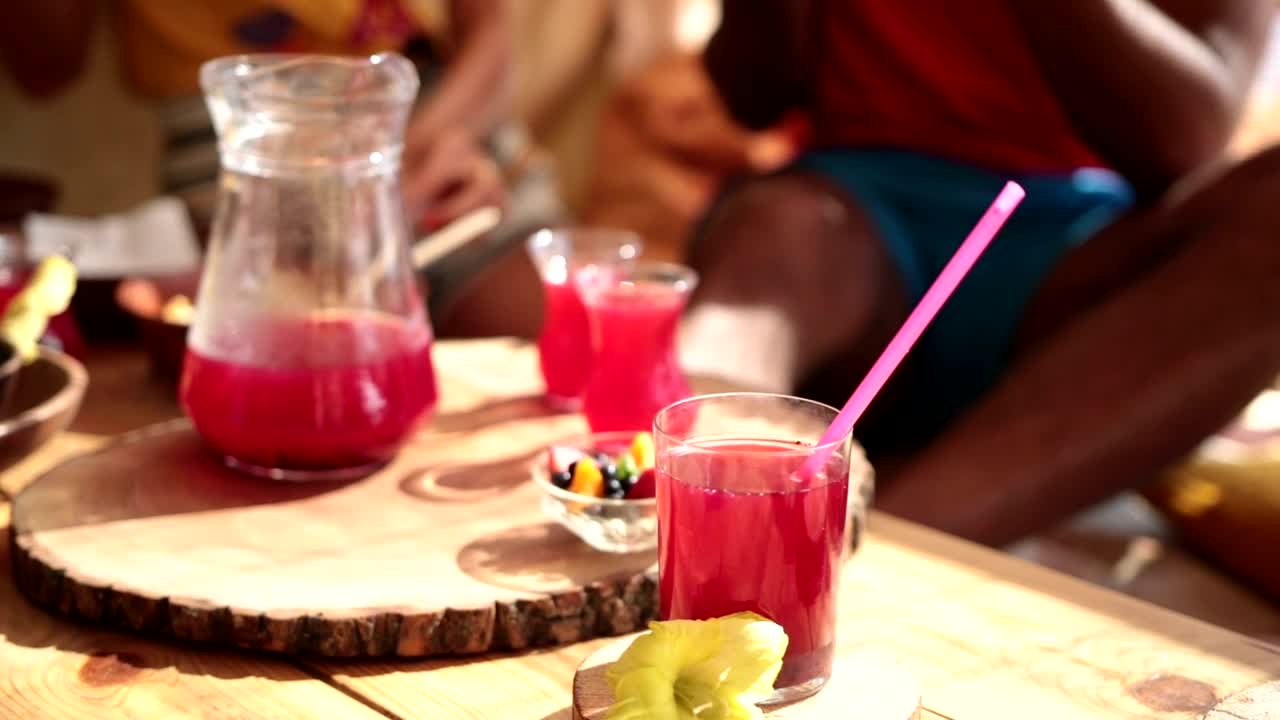 Stock Video Enjoying Breakfast Outside Live Wallpaper For PC