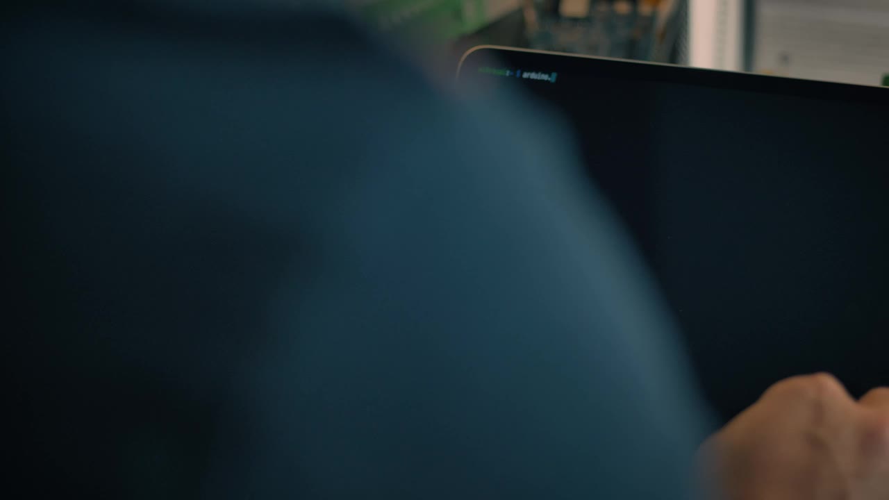 Stock Video Engineer Programming On A Tablet In His Workshop Live Wallpaper For PC